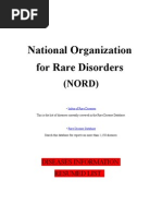 Download Medecine English NORD Complete Diseases List of Rare Disorders by yannick SN11571532 doc pdf