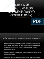 VLSM y Cidr (Características, Implementación y