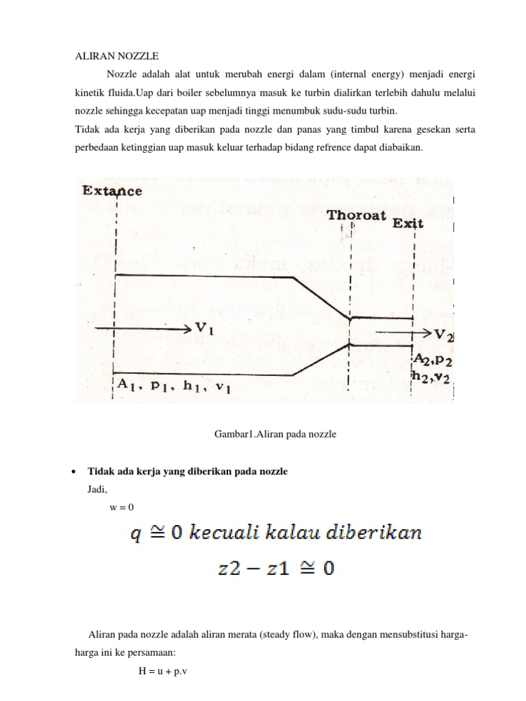 Karakteristik Dan Jenis Jenis Nozzle Pdf