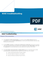RSSI Overwiev Troubleshooting