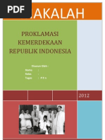 Download Makalah Proklamasi Kemerdekaan Republik Indonesia by Jhen SN115734619 doc pdf