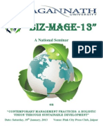 "Biz-Mage-13": A National Seminar