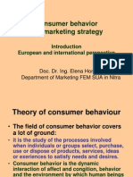 MBA Introduction Lecture On Consumer Behavior Text