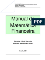 Manual de Calculo Financeiro - Aulas e Listas de Exercicios Versao 2009