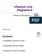 Influence Line Diagrams-II: Theory of Structures - I