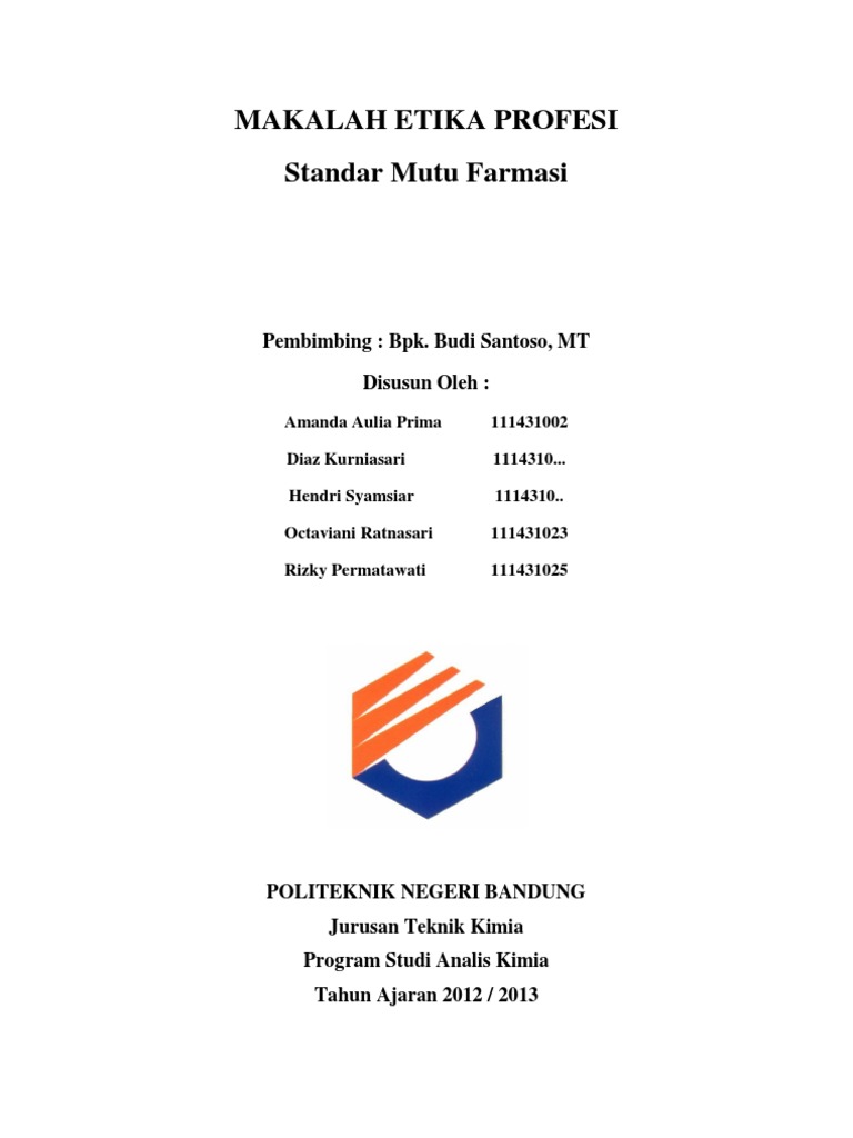 Contoh Makalah Etika Profesi