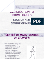 Introduction To Biomechanics: SECTION 4.2: Centre of Mass