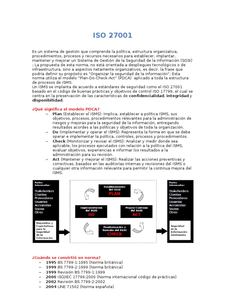 Iso 27001 | PDF | Seguridad de información | Auditoría