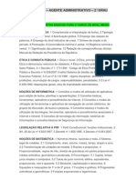 P.R.F. 2012 - Agente Administrativo - 2° Grau