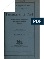 Preservation of Food, Home Canning, Preserving, Jelly-Making, Pickling, Drying 1910