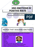 Managing Emotions in Positive Ways Year 7