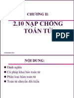 Bài 4-Nạp chồng toán tử - Lập trình hướng đối tượng