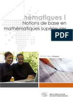 Notions de Base en Mathematiques Superieures