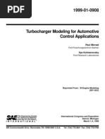 Turbocharger Modeling For Automotive Control Applications