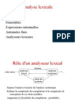Analyse Lexicale