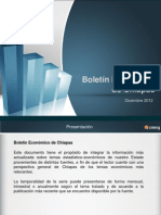 Boletín Económico de Chiapas, diciembre 2012