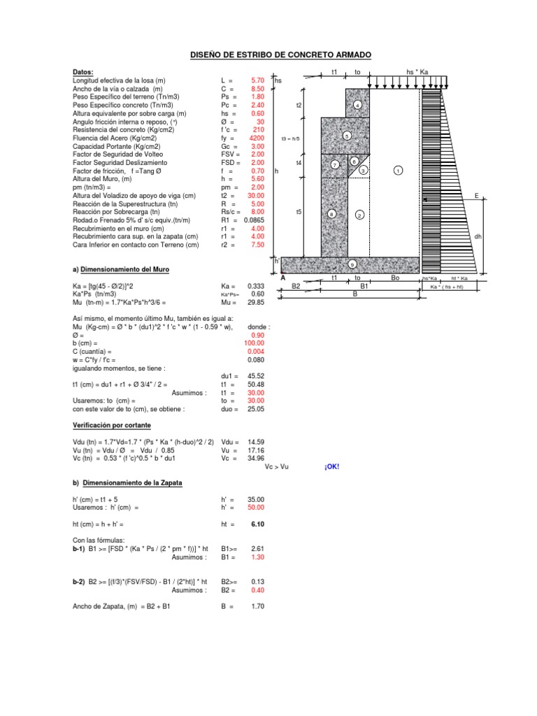 Diseño de Estribos para Estructuras | PDF | Ingeniería estructural ...