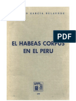 Habeas Corpus en El Peru - Domingo Garcia Belaunde