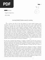 Download Research Paper-Assessing Health Problem Caused by Smoking by Irenos SN11581187 doc pdf