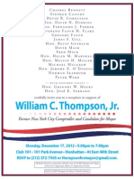 Bill Thompson Invitation