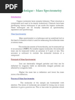 Download  Mass Spectrometry by Examvillecom SN11581886 doc pdf