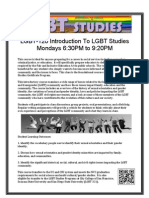 Napa Valley College LGBT Studies 120