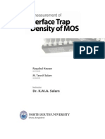 Interface Trap Density of MOS, Raquibul Hassan, Tawsif Salam, 2011