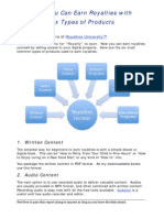 Royalties Six Types 2 Page