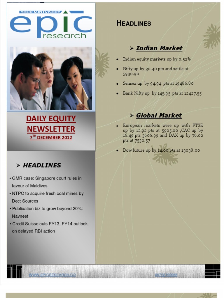 Daily Equity Report | PDF