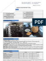 Ceramic Product Inspection Sample Report