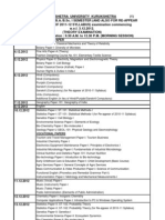 Date-Sheet of UG PG (SemesterAnnual System) Nov-Dec-2012