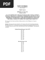 RA 7161 - Amended NIRC To Incorporate PD 705