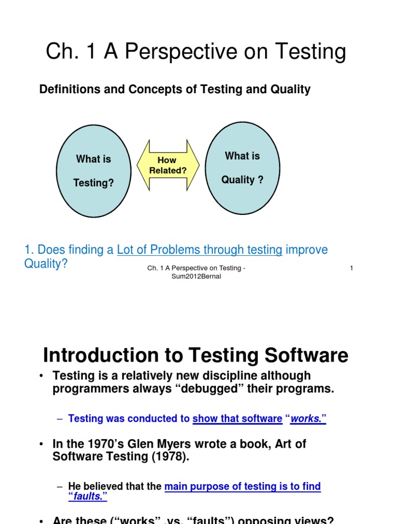 Software Testing Fundamentals Explained | PDF | Software Testing ...