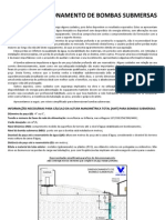 Dimensionamento Bombas