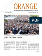 The Orange Newsletter Volume 1 Number 8. 6 December 2012