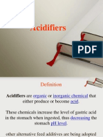 Acidifiers