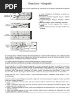 exercícios hidrografia