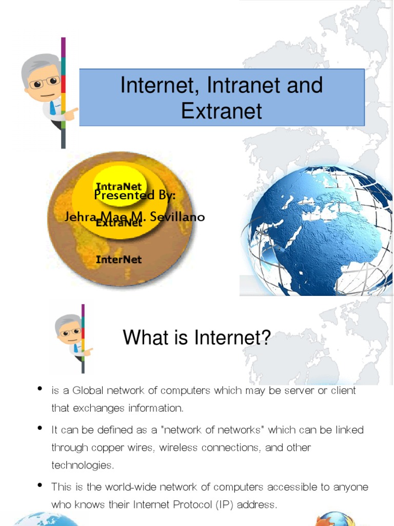 Internet, Intranet and Extranet | PDF | Computer Network | Virtual ...