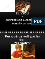 conferència el violí Martí