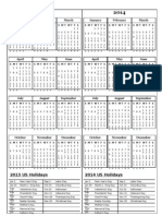 2013 2year Calendar