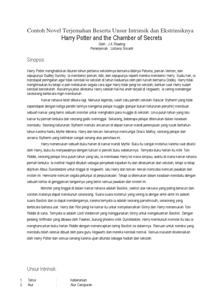 Contoh Kritik Sastra Novel NURMAPCB