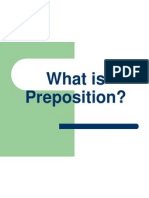 What Is Preposition