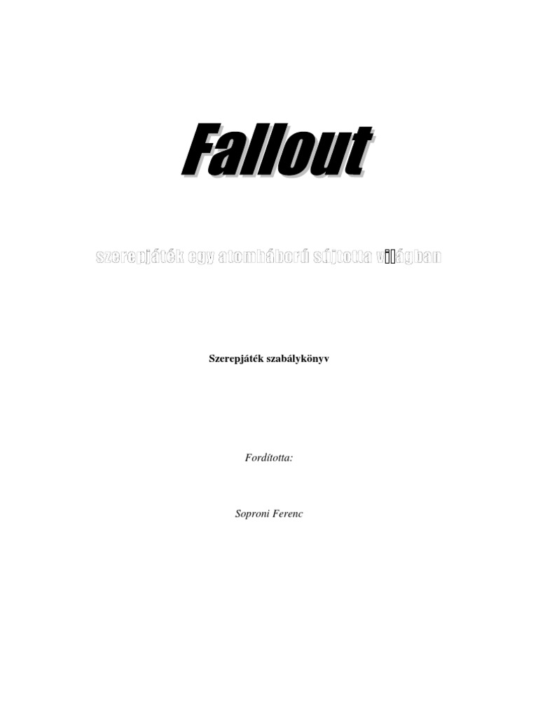 Fallout | PDF