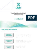 Results Conference Call: 2009 Second Quarter