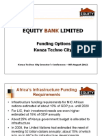 Equity Bank Funding Options - Konza Investment 2012