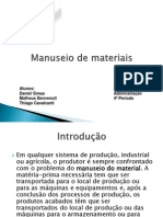 Manuseio de Materiais