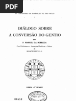 Diálogo sobre a conversão do Gentio pelo Padre Manuel da Nóbrega