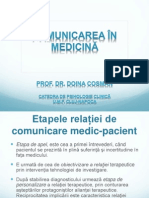 Curs 10 Comunicarea in Medicina