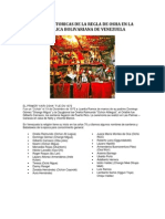 Fechas Historicas de La Regla de Osha en La República Bolivariana de Venezuela