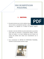 Método de repetición poligonal con teodolito